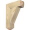Ekena Millwork Traditional Craftsman Rough Sawn Bracket, Douglas Fir, 4"W x 14"D x 18"H BKT04X14X18TRA04RDF - alternate 1